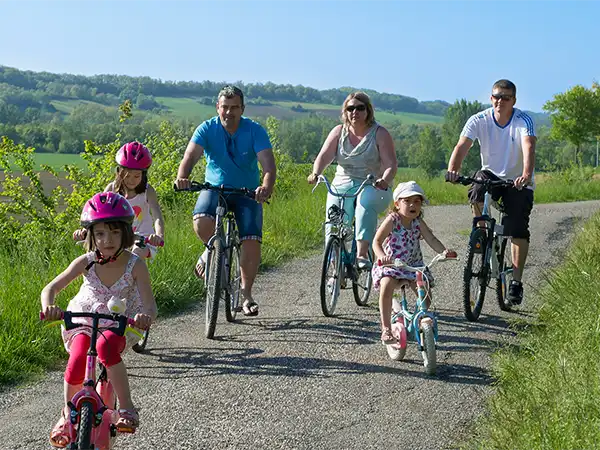 famille vtt Lomagne Gers